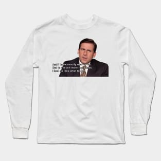 Michael Scott Long Sleeve T-Shirt